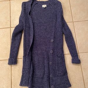 Long cardigan sweater